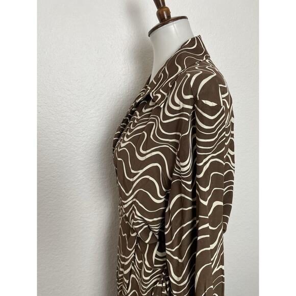 & Other Stories Dress Wrap Maxi Multicolor Print - Picture 7 of 16